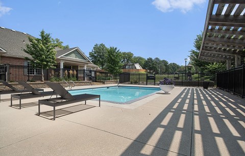 Pool at Pine Tree Apartments, Omaha Nebraska